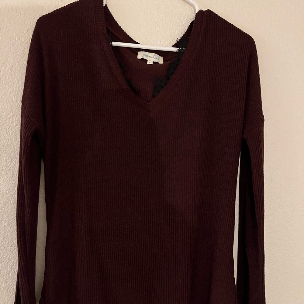 Grace and Lace snowday sweater